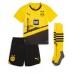 Borussia Dortmund Donyell Malen #21 Babykleding Thuisshirt Kinderen 2023-24 Korte Mouwen (+ korte broeken)